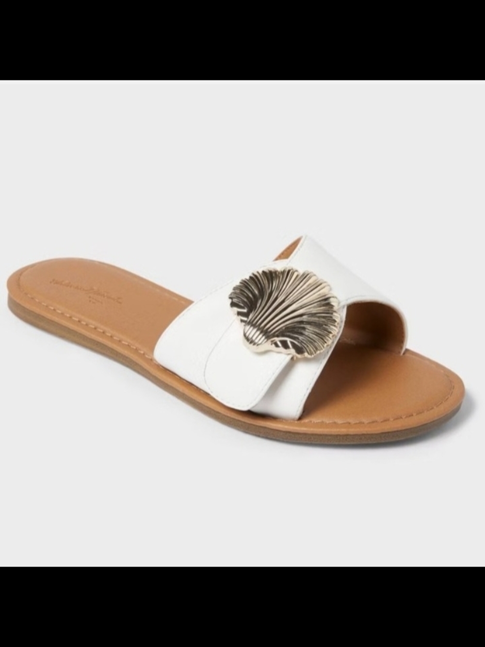 Universal Thread White Slide Sandals – NWT 🤍 Size 9